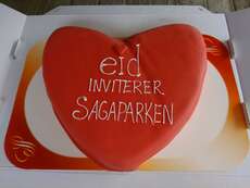 Sagaparken - heart-shaped cake again