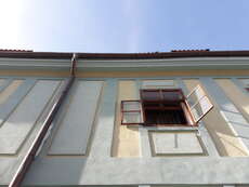 Ein Fenster nach Rumänien in Brasov 