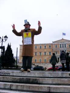 Protest in Athen, Syntagmaplatz