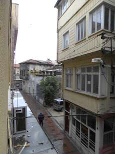 Blick aus dem Fenster des Akınal (Hier findet der Mosaikkurs statt.)