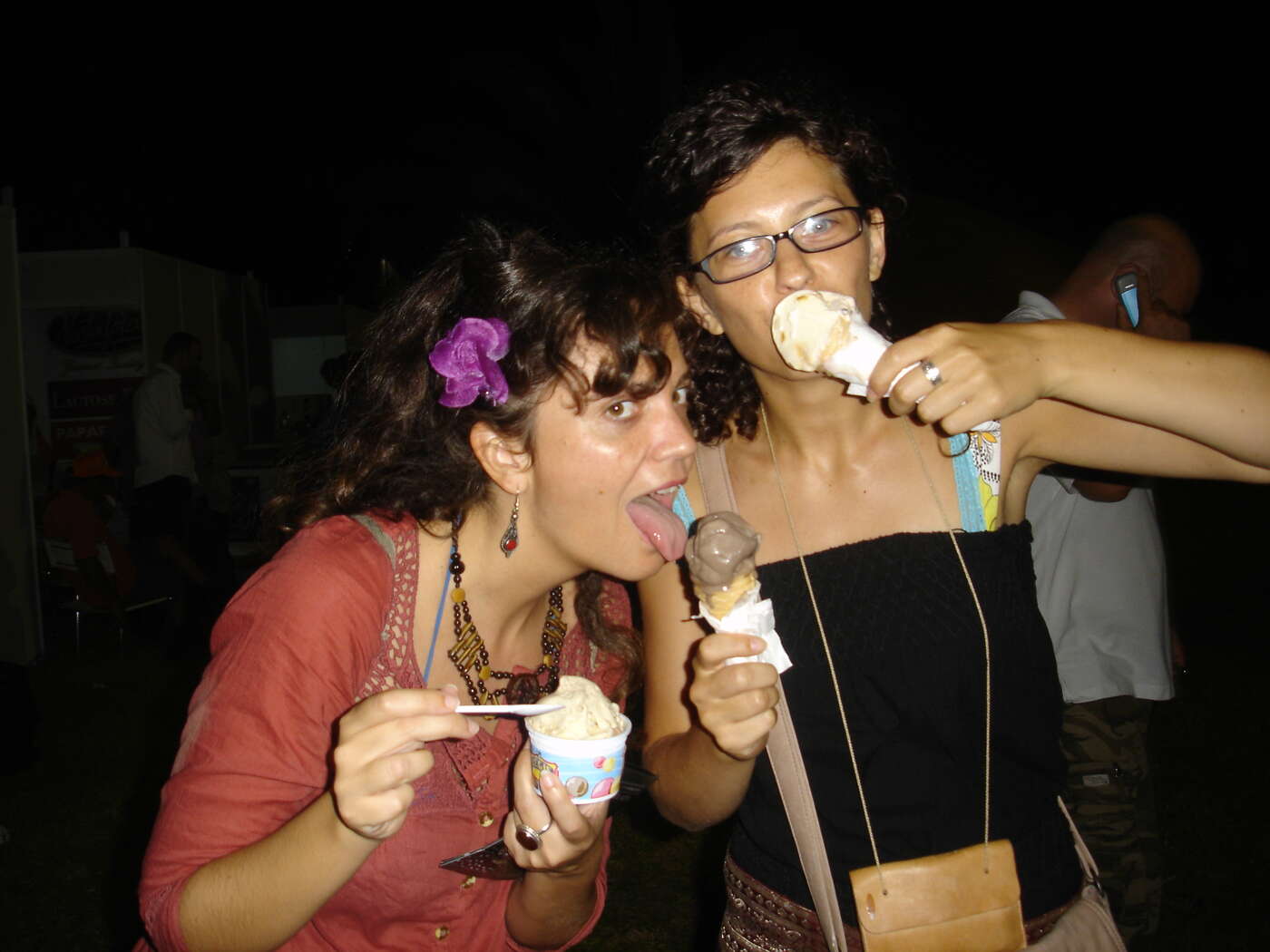 Eis umsonst auf dem Ice-Cream-Festival