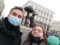 Mit Fiona als Touristen in Madrid