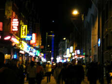 Brick Lane bei Nacht