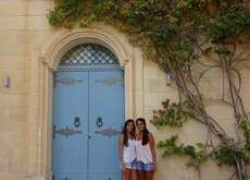 my sister and me in Mdina
