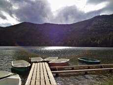 Der St. Anna Lake erinnerte mich fast schon an der Schwarzwälder Feldsee