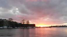 Sonnenuntergang auf Suomenlinna