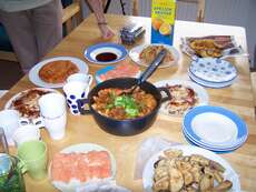 Koreanisches und Japanisches Dinner