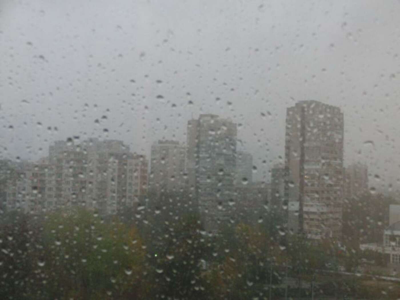 Regenwetter in Burgas