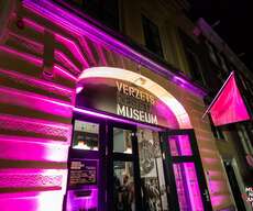 Das Verzetsmuseum während einer Museumsnacht. 