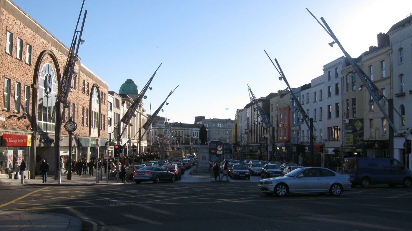 Cork, Haupteinkaufsstraße St. Patrick's Street