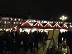 Weihnachtsmarkt auf dem Plaza Mayor
