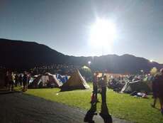 Malakoff Rock Festival 2017 - the camp at 02.30 AM