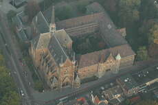 Hier das Kloster, fotografiert von der West Seite.