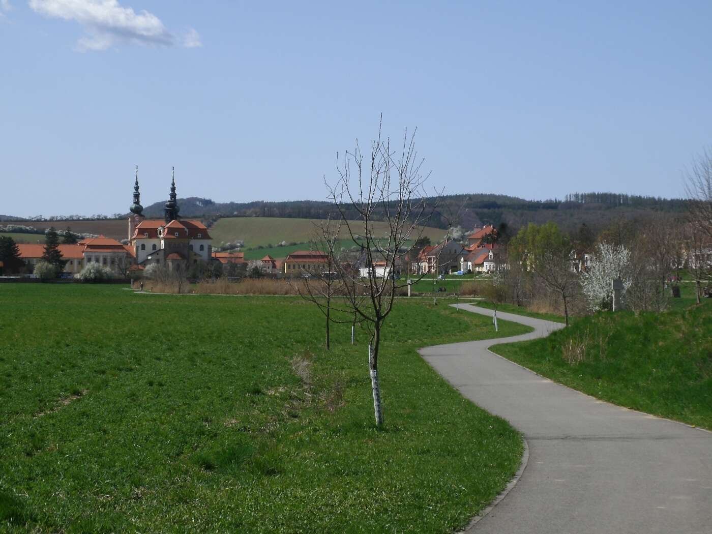 Radweg von Uherské Hradiště nach Velehrad