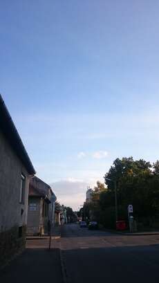 Der Himmel hier gestern in meiner Straße 