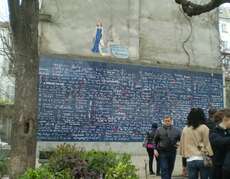 "Ich liebe Dich" in den Sprachen der Welt -in Montmartre