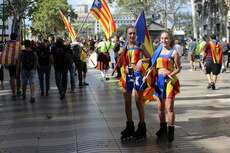 begeisterte Katalonier