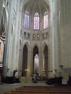 Von innen war die Kathedrale von Nantes noch beeindruckender