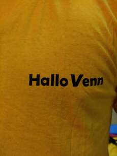 Hallo Venn shirt for volunteers
