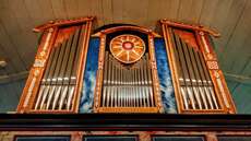 Orgel in der Kirche von Jukkasjärvi