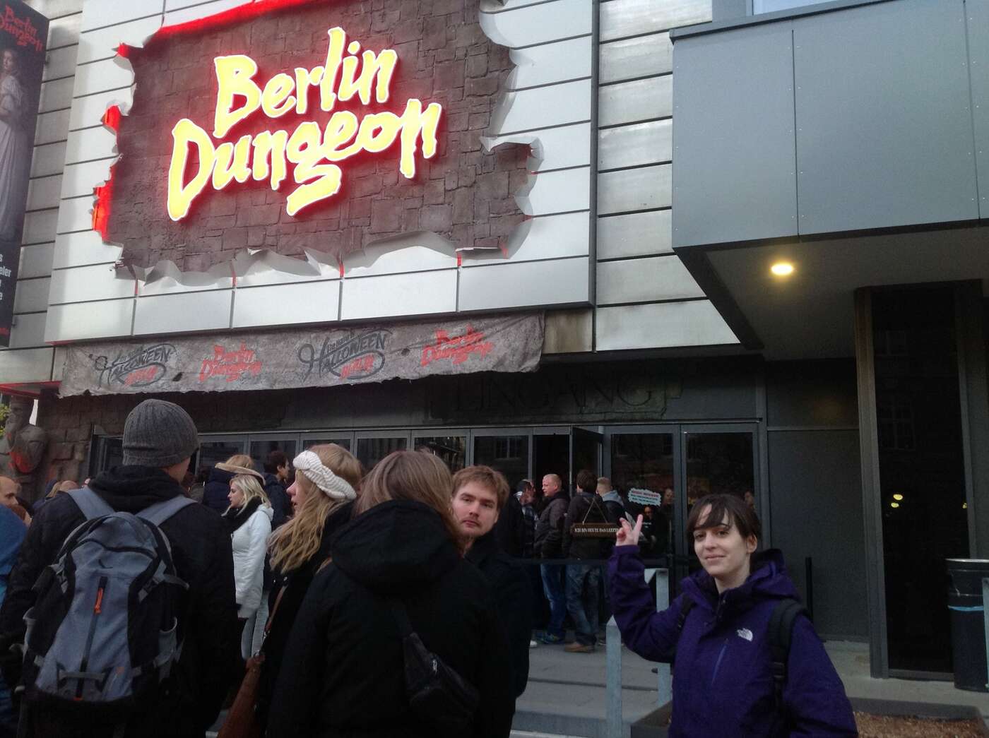 Berlin Dungeon, auf diesem Foto hatte ich schon Angst