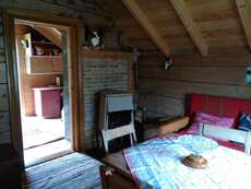 The cabin from inside