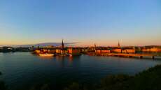 Sonnenuntergang in Stockholm 1