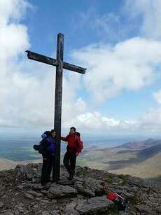 Top of Ireland, Carauntohill 1040 m