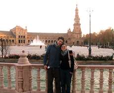 Hasi und ich in Sevilla