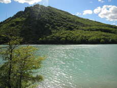 Lac de Chaudanne im glitzernden Sonnenlicht