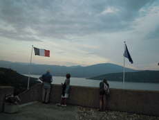 Ein schönes Clichéfoto mit der französischen Flagge