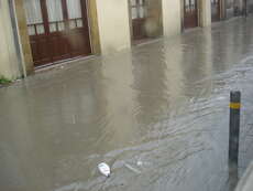 Nachtrag zum letzten Beitrag: überflutete Straßen in Nikosia