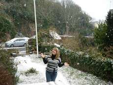 17.12.2010 der erste Schnee in Cawsand
